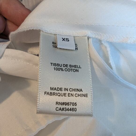 Rebecca Taylor Smocked-Waist White Dress Size XS - Picture 12 of 12